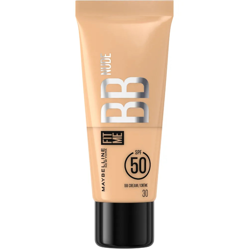 MAYBELLINE Fit Me BB Cream Nude SPF50 No. 30 ml - Kosmetika