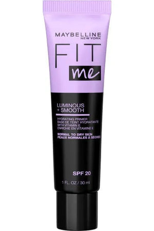MAYBELLINE Fit Me drėkinamasis švytintis makiažo pagrindas normaliems ir sausiems odos tipams 30ml - Kosmetika