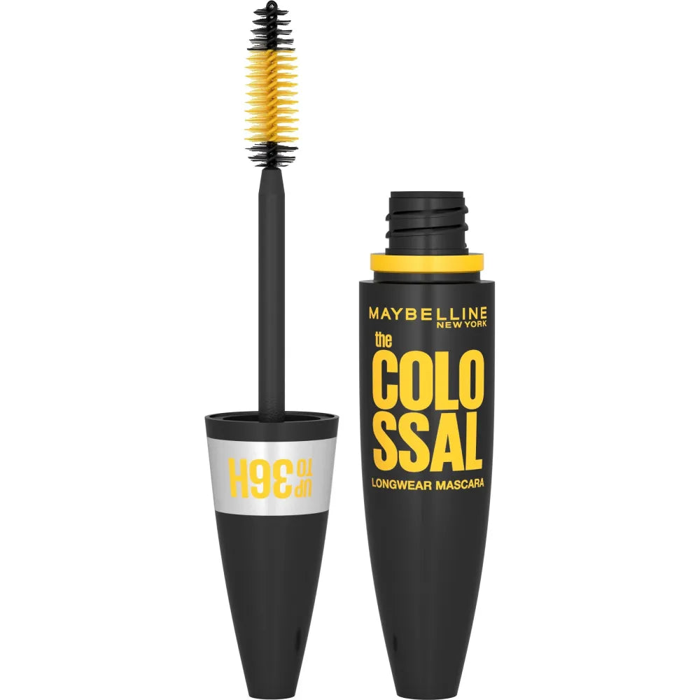 Maybelline Mascara Colossal Longwear 36H juodas 10ml - Kosmetika