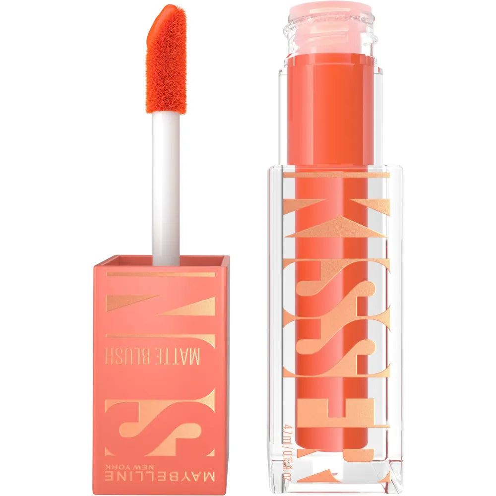 MAYBELLINE Sunkisser Hazy Matte Liquid Blush 34 Peachy Quench 4.7 ml - Kosmetika
