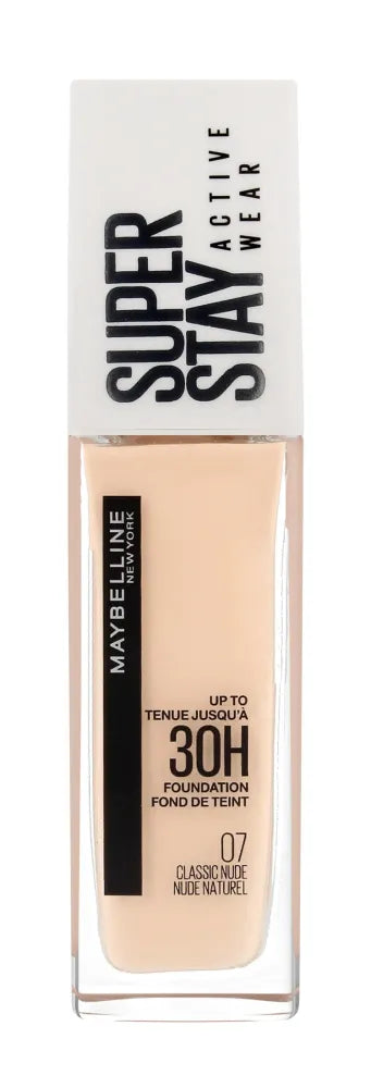 Maybelline Super Stay Active Wear 30H Ilgalaikė Fondas Nr. 07 Klasikinė 30ml - Kosmetika