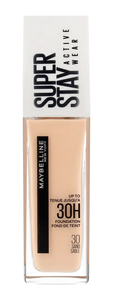 Maybelline Super Stay Active Wear 30H Ilgalaikė Fondas Nr. 30 Smėlis 30ml - Kosmetika