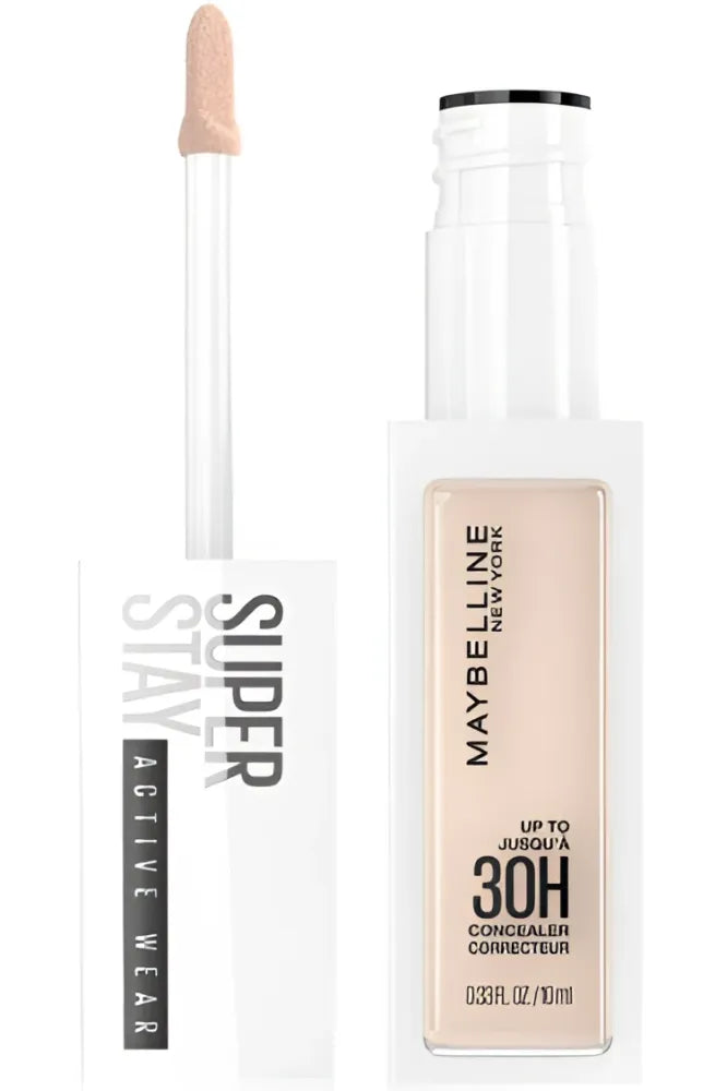 MAYBELLINE Super Stay Active Wear 30H Veido Korrektorius Nr. 10 Šviesus 10ml - Kosmetika