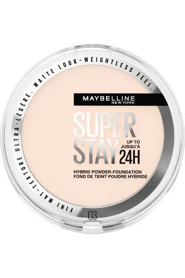 MAYBELLINE Super Stay Hybrid Powder Foundation 24H nr. 03 - 9g - Kosmetika