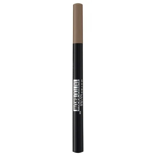 MAYBELLINE Tattoo Antakių pieštukas su mikrobraižymu - 130 Deep Brown - Kosmetika