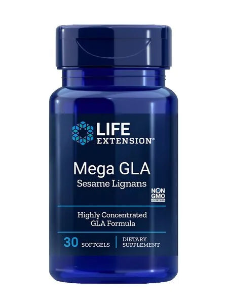 Mega GLA with Sesame Lignans - 30 softgels - Life Extension - Papildai