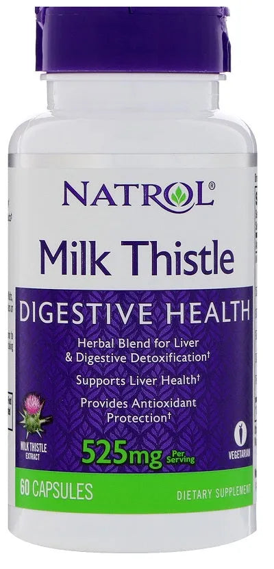 Milk Thistle 525mg - 60 caps - Natrol - Papildai