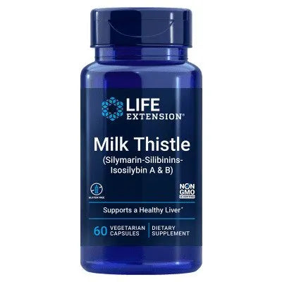 Milk Thistle Silymarin-Silibinins-Isosilybin A & B - 60 vcaps - Life Extension - Papildai