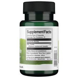 Milk Thistle - Tikrasis margainis - 500 mg - N30 - Swanson - Papildai