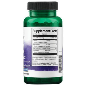 Mineral Citrate Complex - Geležies citratas kalcis magnis cinkas kalis - 25 mg - N60 - Swanson - Papildai