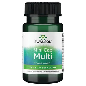 Mini Cap Multi - Multivitaminai - N30 - Swanson - Papildai