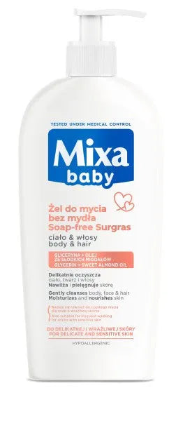 MIXA Baby Šampūnas 2in1 400 ml - Kosmetika