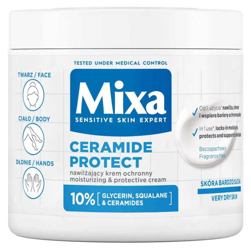 MIXA CREAM Ceramide drėkinanti veido ir kūno kremas - Kosmetika