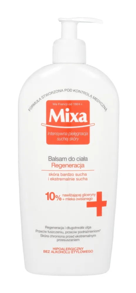 MIXA Regeneruojantis kūno losjonas 10% 400 ml - Kosmetika