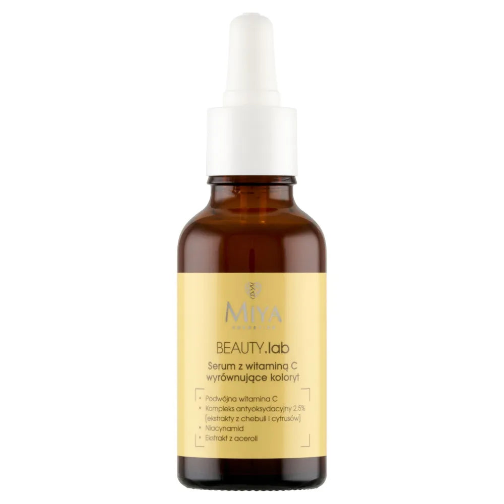 MIYA BEAUTY.lab Serumas su vitaminu C išlygina odos toną 30ml - Kosmetika