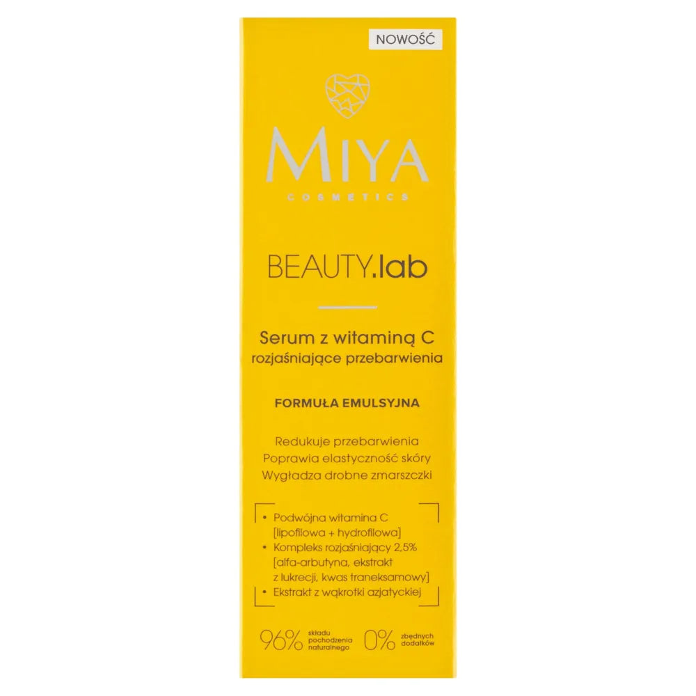 MIYA BEAUTY.lab Serumas su vitaminu C šviesinantis 30ml - Kosmetika