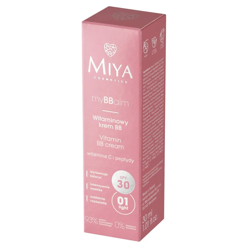 MIYA myBBalm Vitaminų Kremas bb SPF30 01,30ml - Kosmetika
