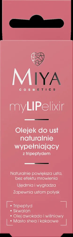 MIYA myLIPelixir Lip Oil naturally filling rose 10 g - Kosmetika