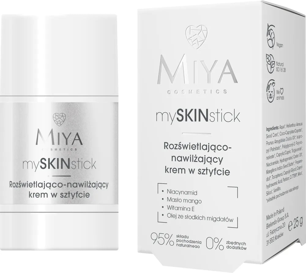 MIYA mySKINstick Brightening and moisturizing cream stick 25 g - Kosmetika