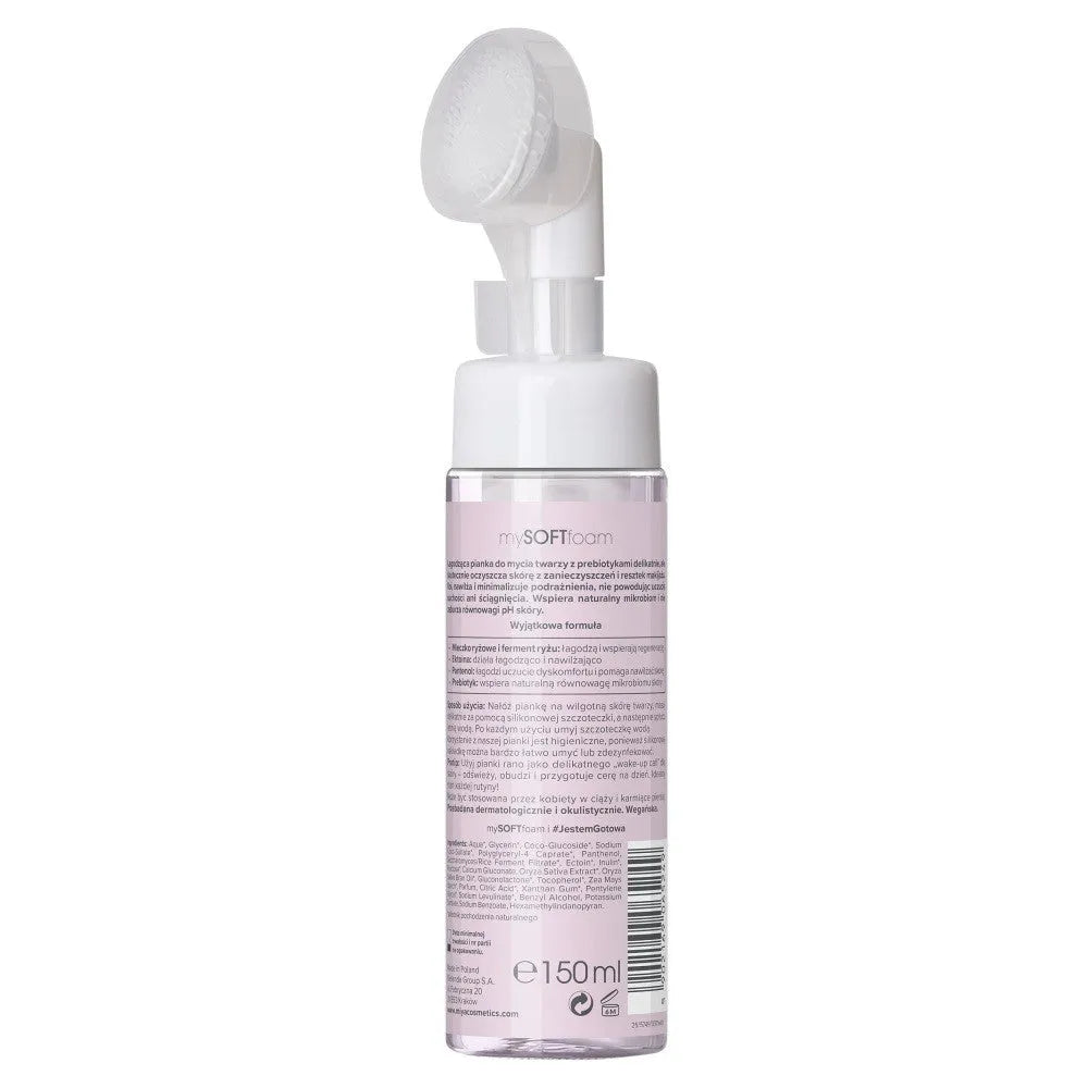 MIYA mySOFTfoam Soothing facial cleansing foam with prebiotics 150 ml - Kosmetika