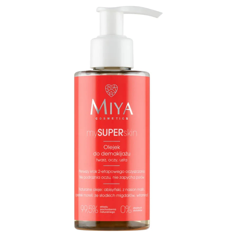 MIYA mySUPERskin Makiažo valiklis aliejus akims/lūpoms/veidui 140ml - Kosmetika