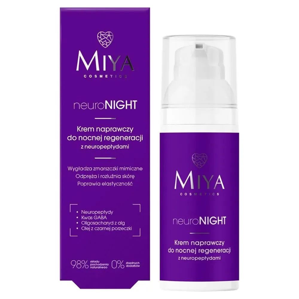 MIYA neuroNIGHT Night Recovery Cream 50 ml - Kosmetika