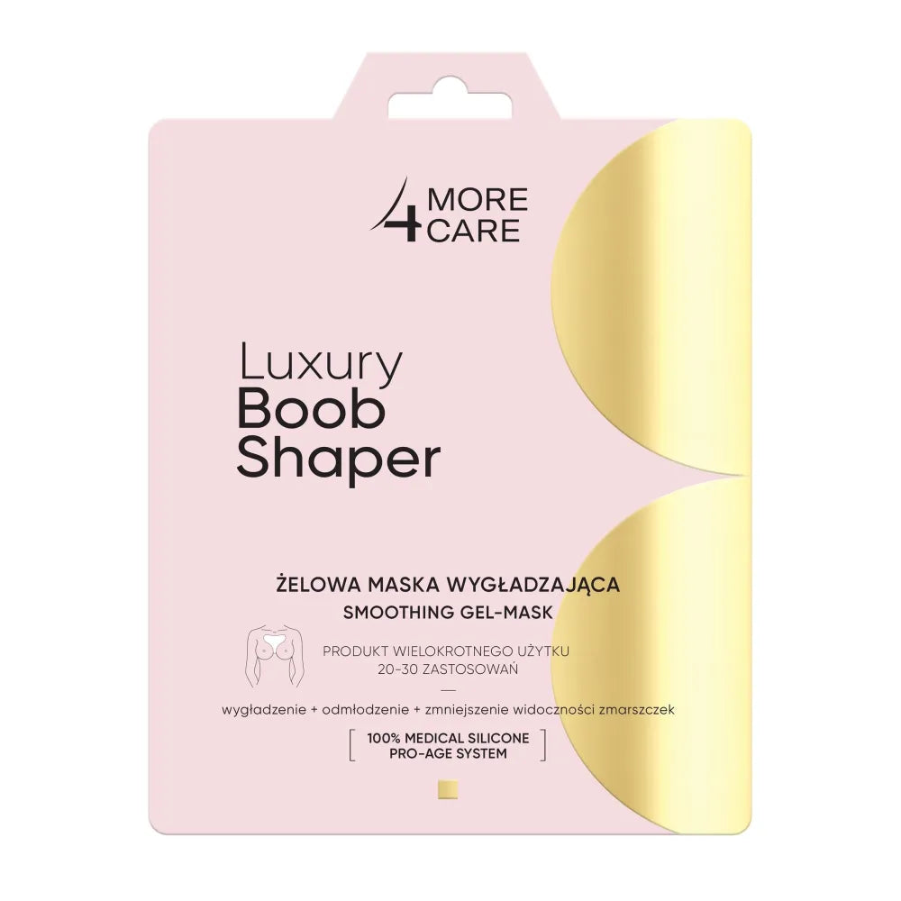 More4Care Luxury Boob Shaper Smoothing Gel Mask krūtinei ir kaklo 1 vnt - Kosmetika