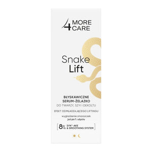 More4Care Snake Lift Instant Serum-Geležis veidui kaklui ir dekolte 35ml - Kosmetika