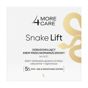 More4Care Snake Lift Rebuilding Anti-Wrinkle Night Cream 50ml - Kosmetika