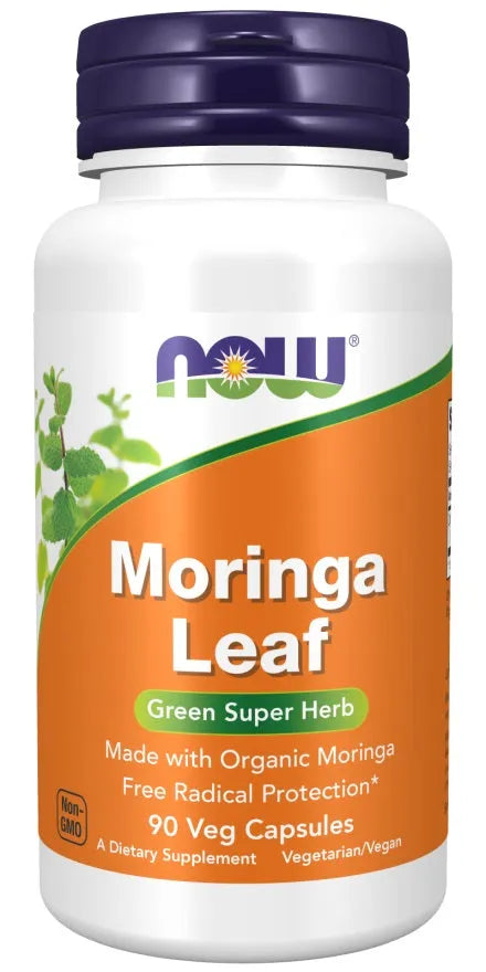 Moringa Leaf - 90 vcaps - NOW Foods - Papildai
