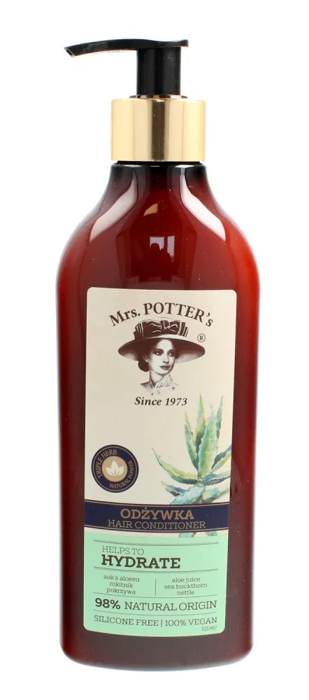 Mrs Potters Triple Herb Conditioner sausiems plaukams drėkina 390ml - Kosmetika