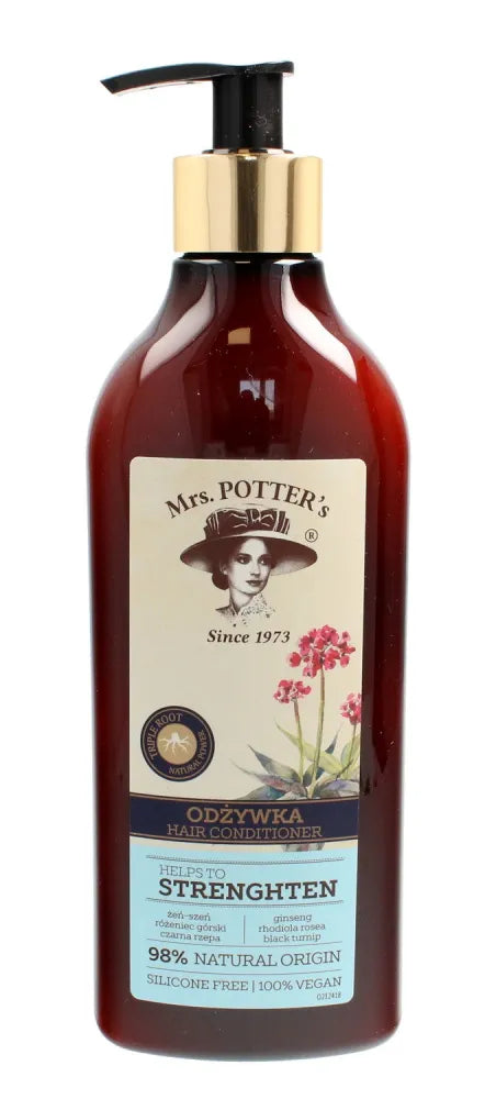Mrs Potters Triple Root Conditioner ploniems plaukams Stiprinantis 390ml - Kosmetika