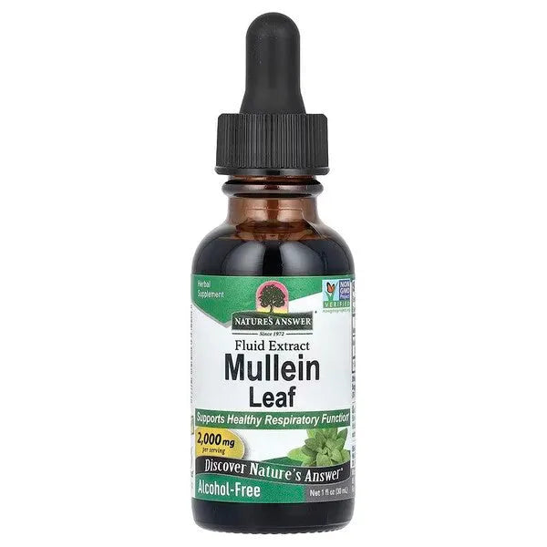 Mullein Leaf 2000mg - 30 ml. - Nature’s Answer - Papildai