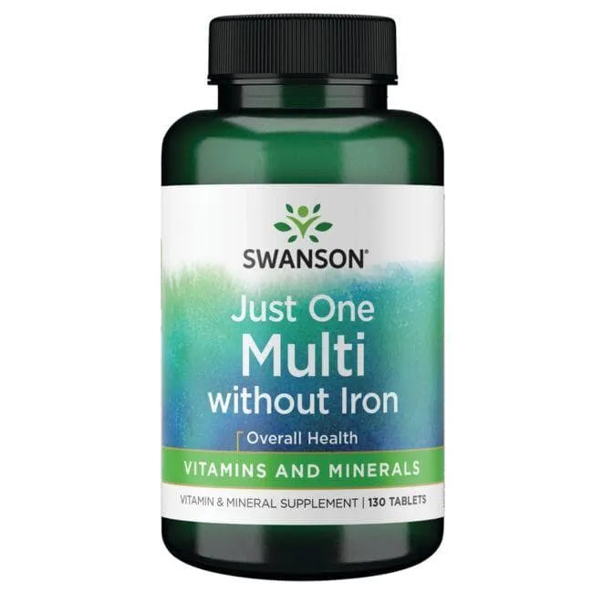 Multi without Iron - N130 - Multivitaminai be geležies - Swanson - Papildai