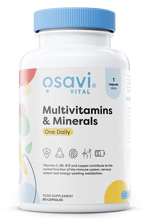 Multivitamins & Minerals One Daily - 60 caps - Osavi - Papildai