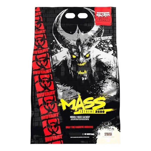 Mutant Mass Extreme 2500 Cookies & Cream - 9070g - Sporto papildai