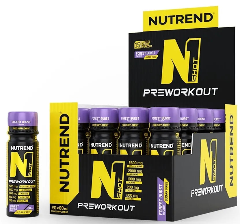 N1 Shot Forest Burst - 20 x 60 ml - Nutrend - Sporto papildai