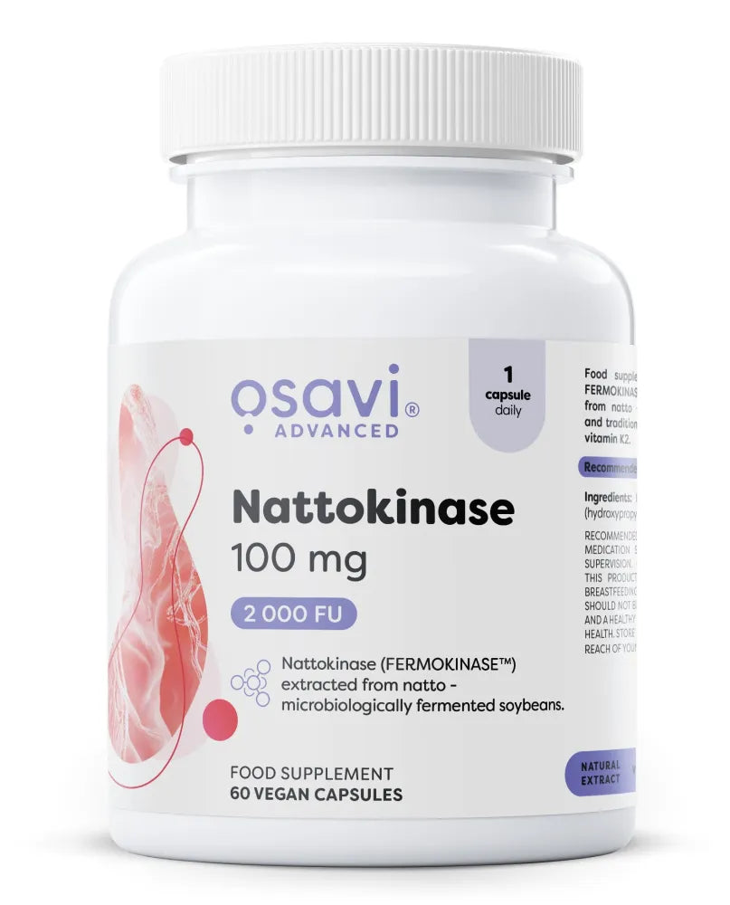 Nattokinase 100mg - 60 vegan caps - Osavi - Papildai