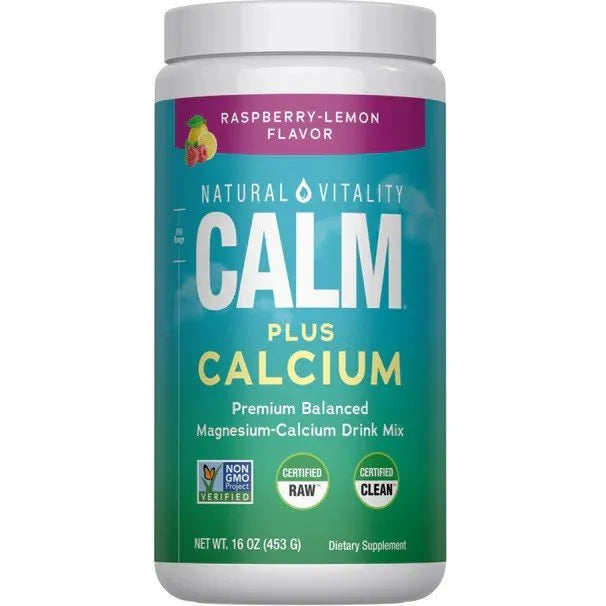 Natural Calm Plus Calcium Raspberry Lemon - 453g - Vitality - Papildai