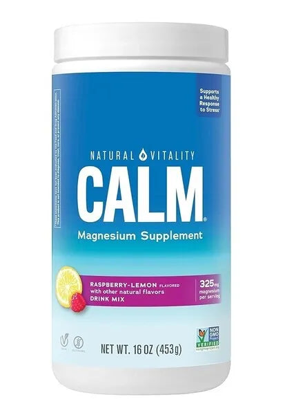 Natural Calm Raspberry Lemon - 453g - Vitality - Papildai