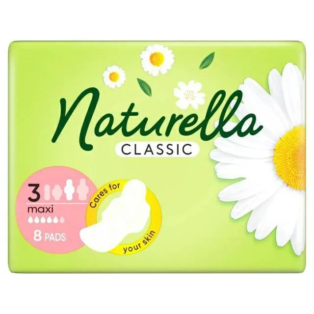 NATURELLA Classic Maxi Sanitary Towels with wings 1 op.-8 pieces - Higiena
