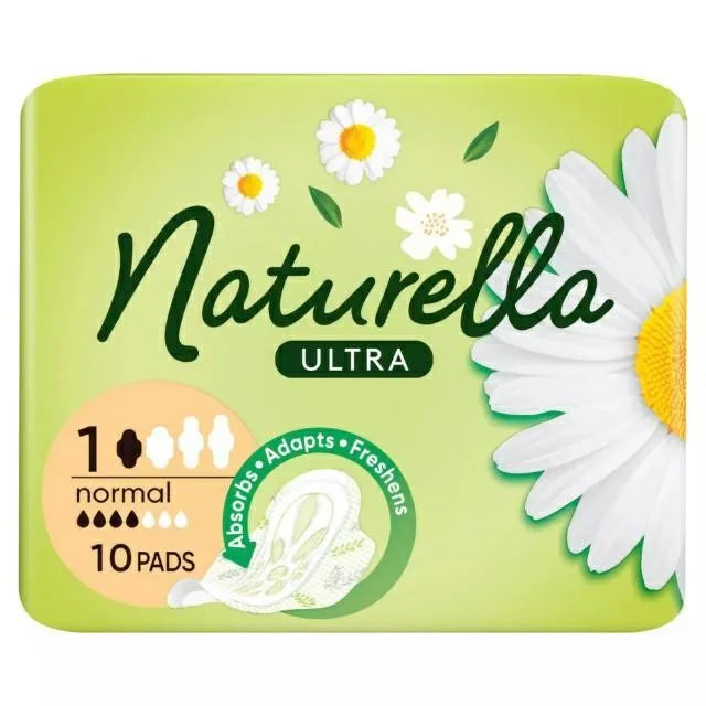 NATURELLA Ultra Normal Sanitary Towels with wings 1 op.-10 pieces - Higiena