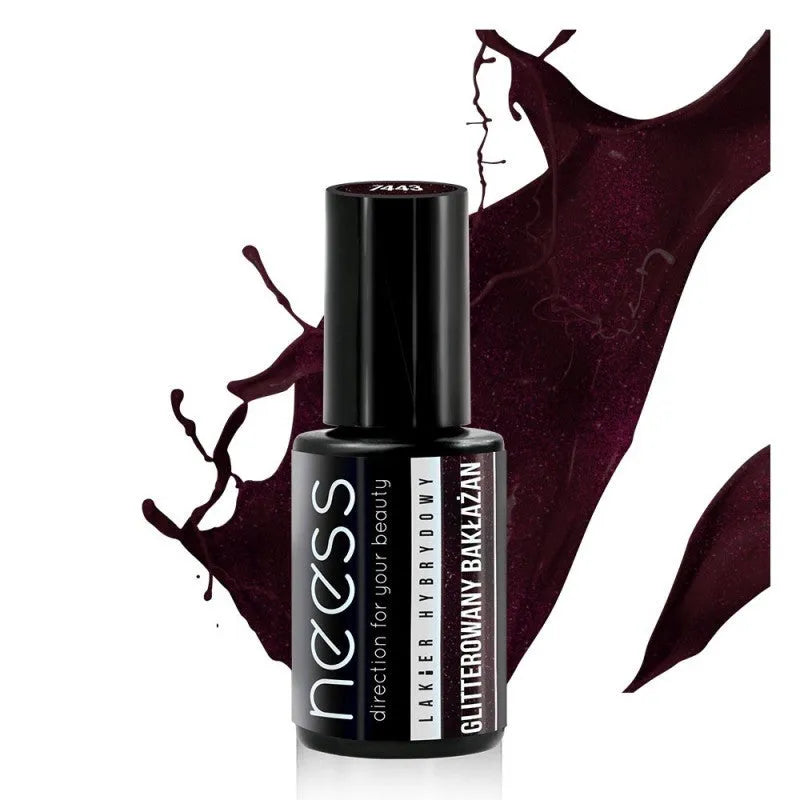 NEESS Hybrid Lacquer 7443 Kvepia kaip blizgučiai 4ml - Kosmetika