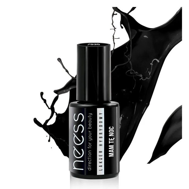 NEESS Hybrid Lacquer 7535 Little Black 4ml - Kosmetika