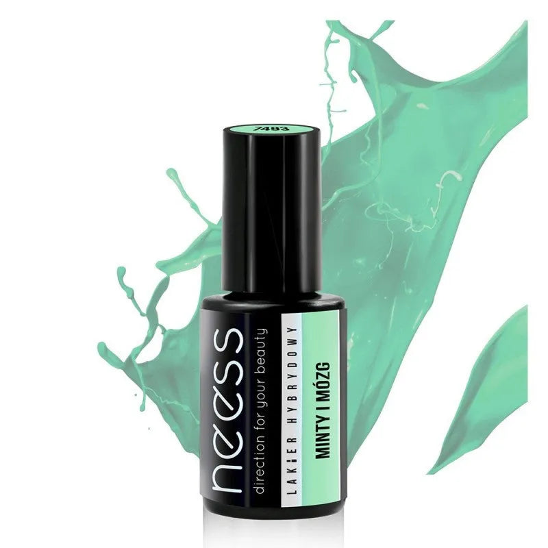 NEESS Hybrid Rubber Lacquer 7493 Mėtų ir Smegenų 4ml - Kosmetika
