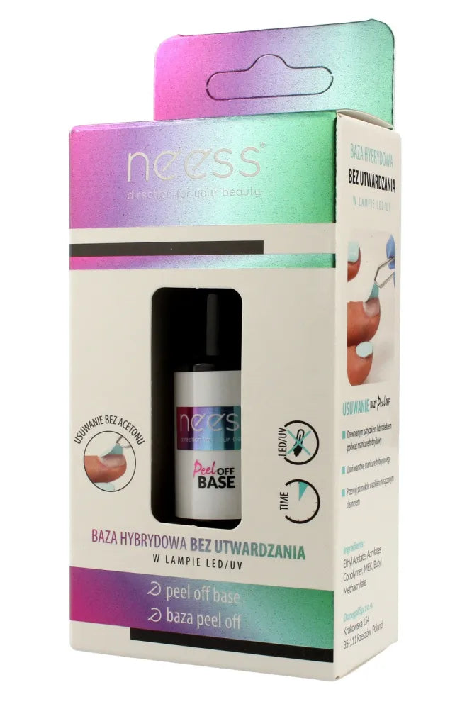 NEESS Peel-off Hybrid Nagų Lako Bazė 4 ml - Kosmetika