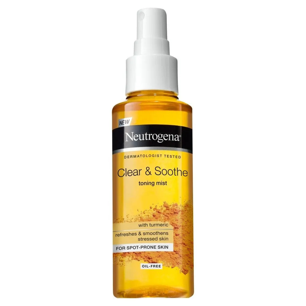 NEUTROGENA Clear & Soothe veido purškiklis su ciberžole 125 ml - Kosmetika