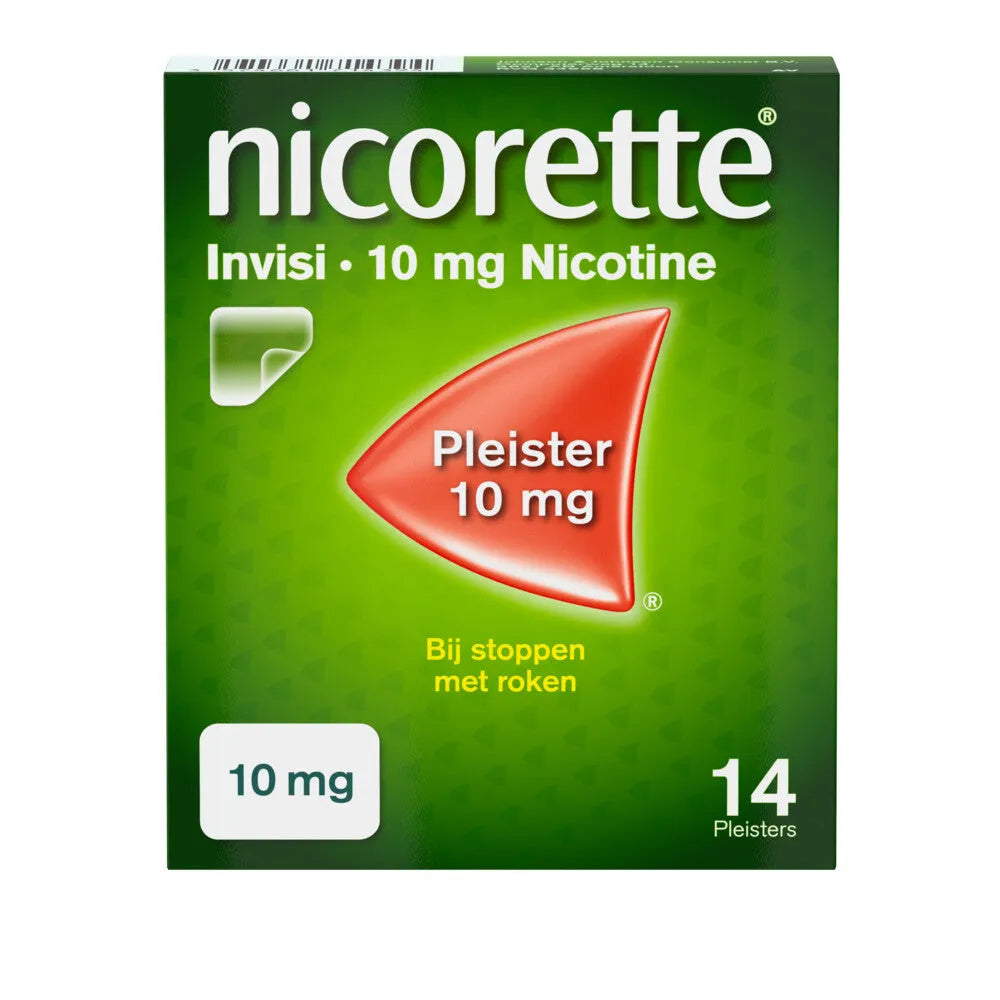 Nicorette Invisi 10 mg Nicotine Pleister 14 st - Vaistai nereceptiniai