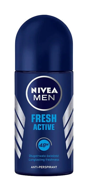 Nivea Antiperspirant Deodorant FRESH ACTIVE roll-on men’s 50ml - Kosmetika