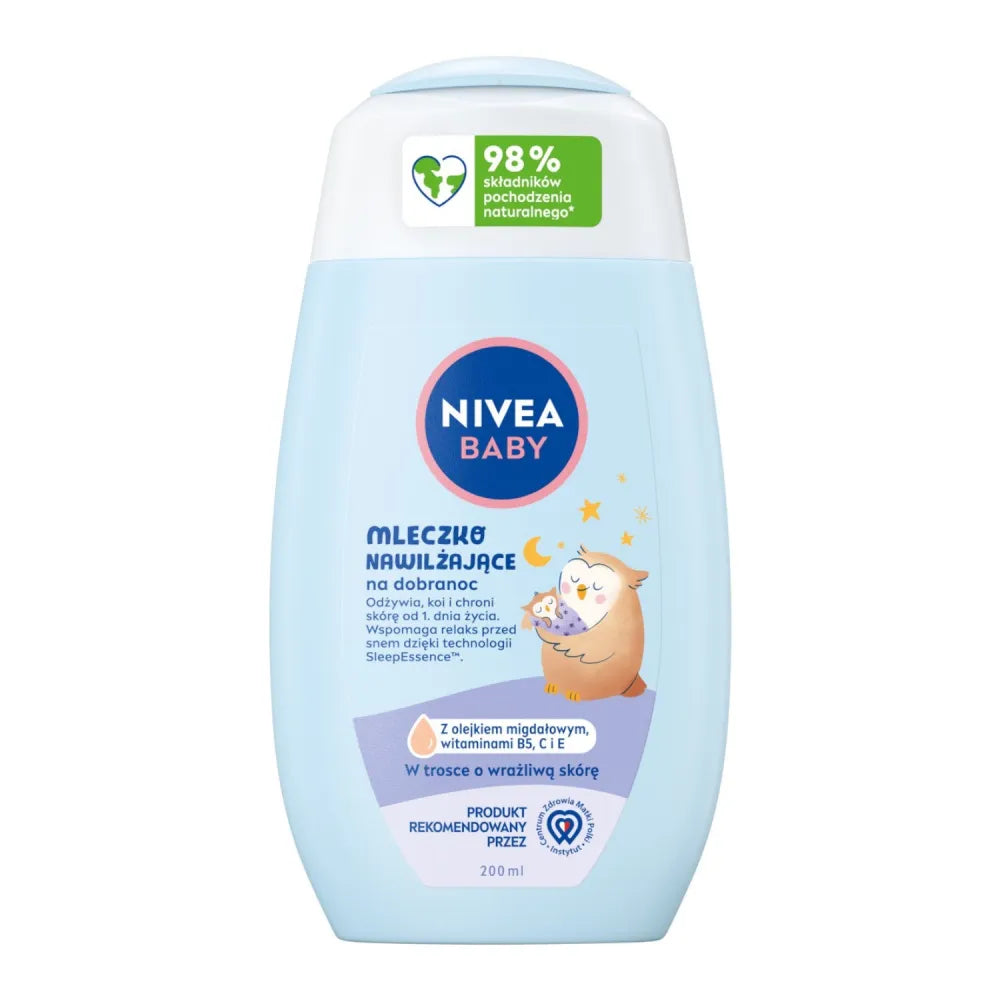 NIVEA BABY Bedtime Moisturizing Milk 200ml - Vaikui ir mamai
